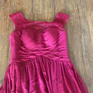 Burgundy Formal dress
